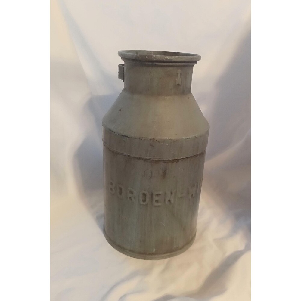 Vintage Borden-Wieland 4qt Milk Can - DECOR ONLY